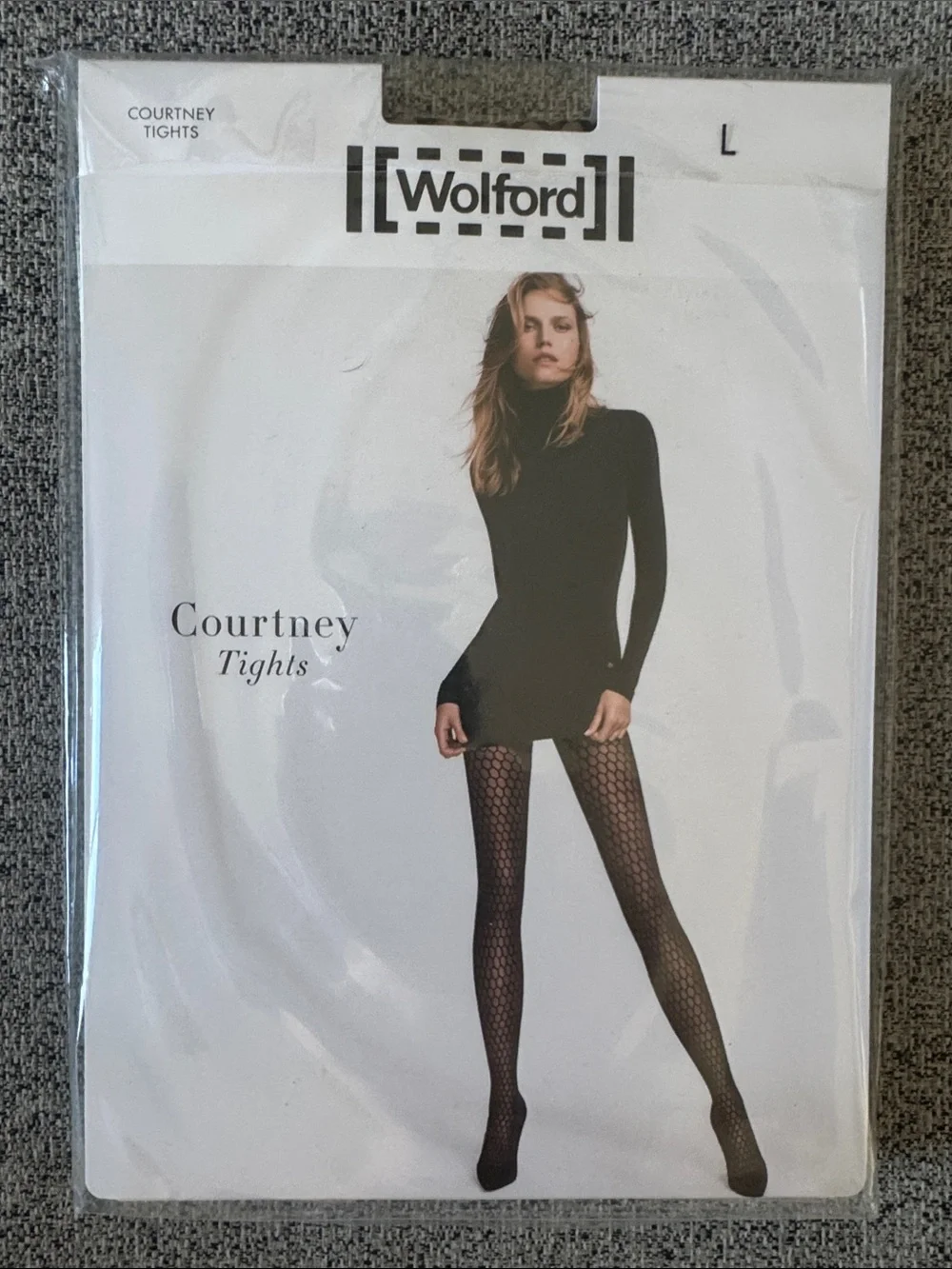 Wolford Gobi/Black Patterned Courtney Tights